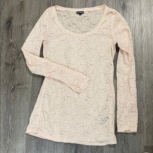 Express long sleeve crew neck shirt